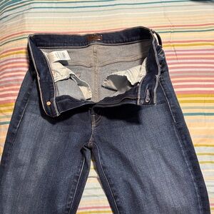 MOTHER Dark Blue Women's Straight Leg Jeans